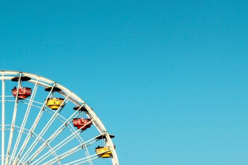 ferris wheel at a theme park